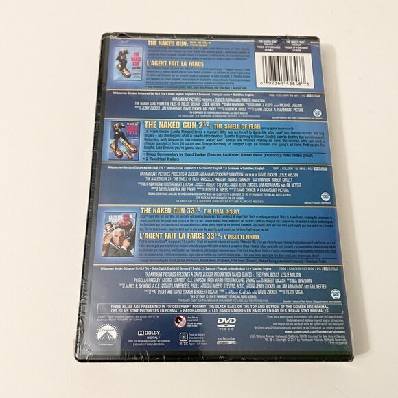The Naked Gun Trilogy 3 DVD Set 1 2 3 - Picture 9 of 10